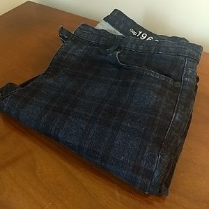 GAP plaid jeans